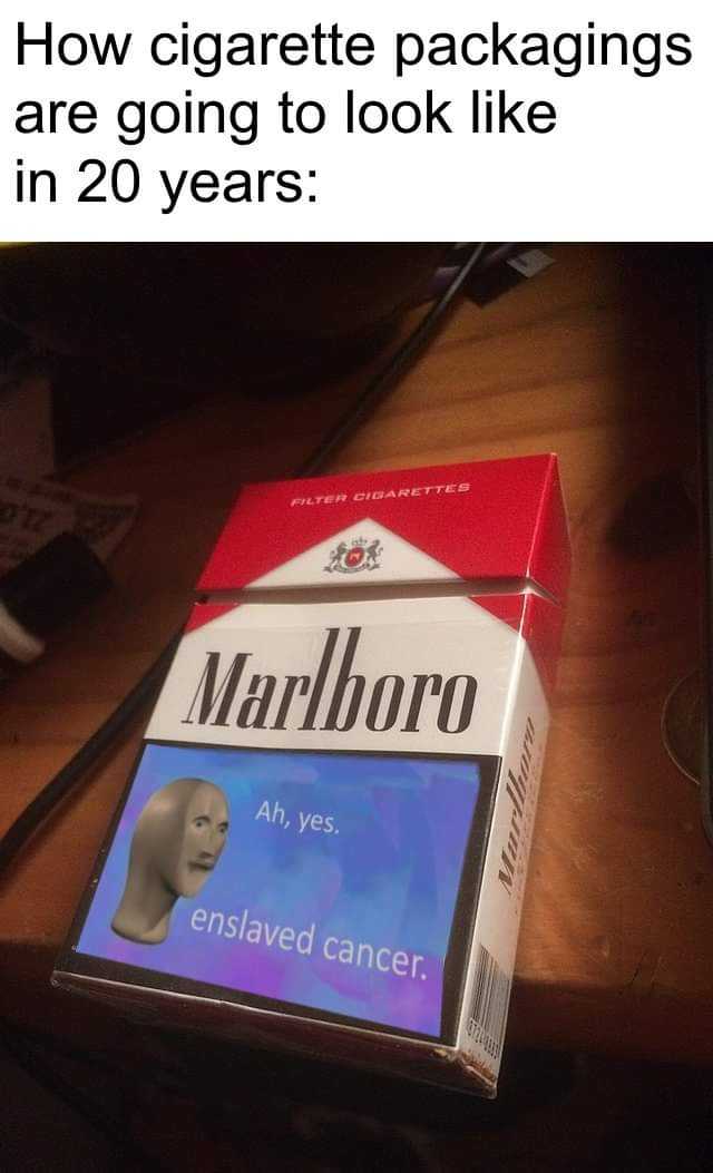 a close up of a box of marlboro cigarettes on a table