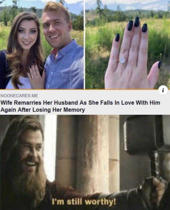 a couple of pictures of a man and woman with a ring on their finger