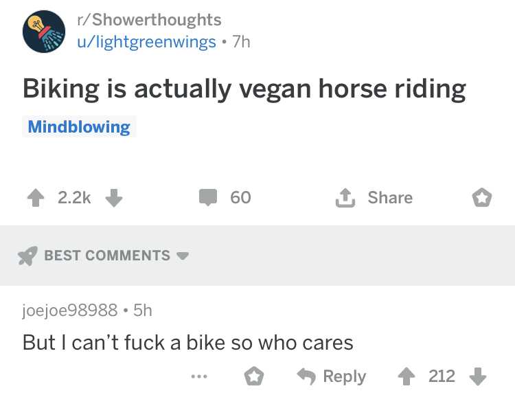 a tweet tweet about a person riding a bike