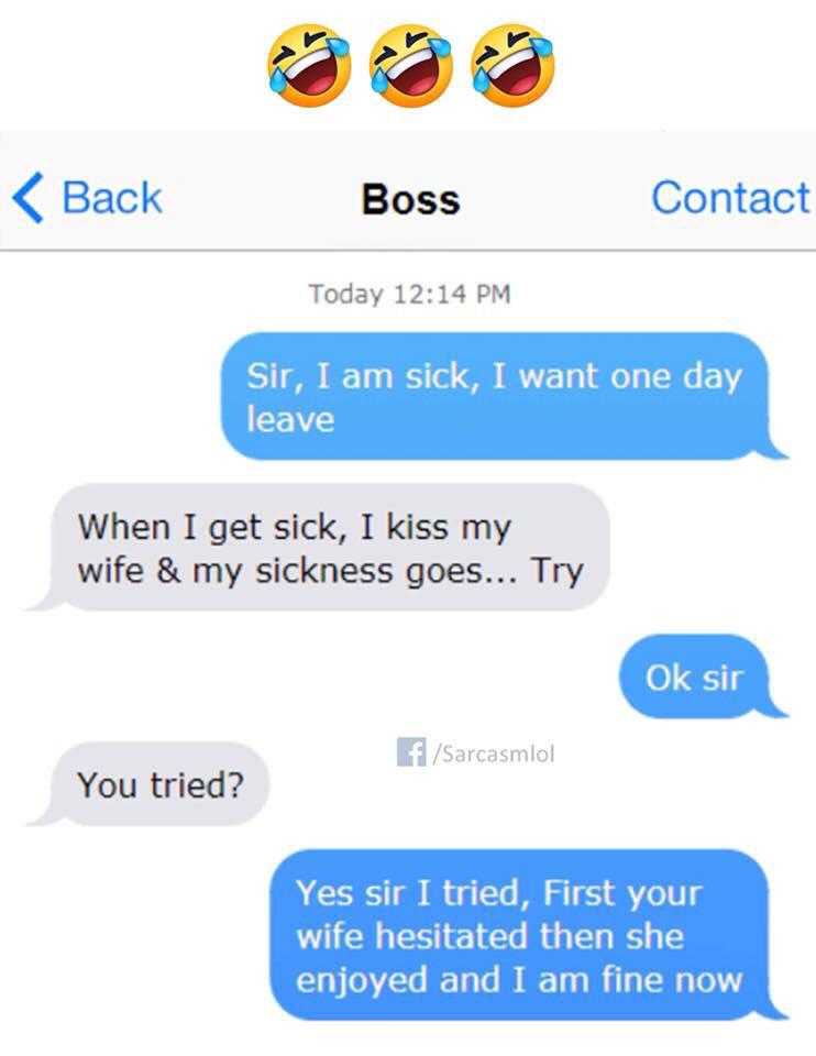 a close up of a text message from a woman who is on her phone