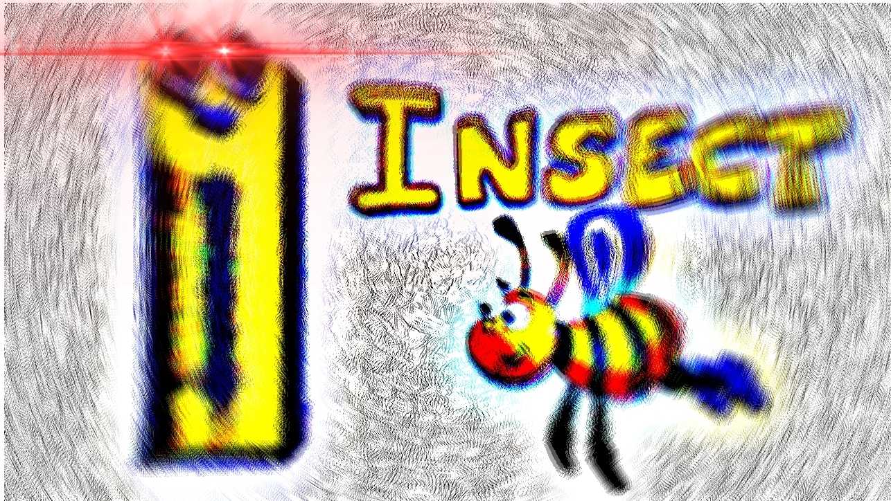 there is a picture of a bee with the number one on it