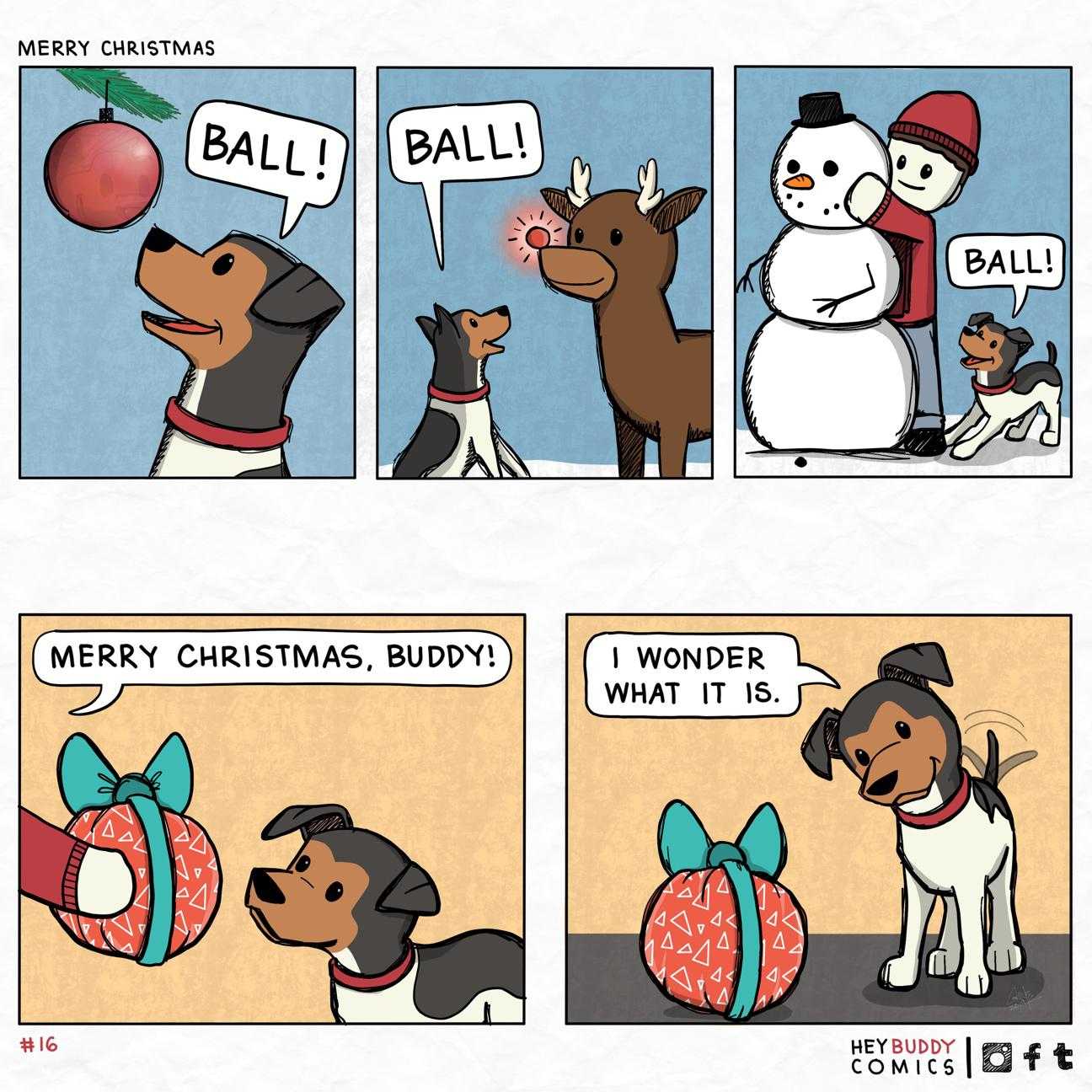 a cartoon of a dog and a cat are playing with a ball