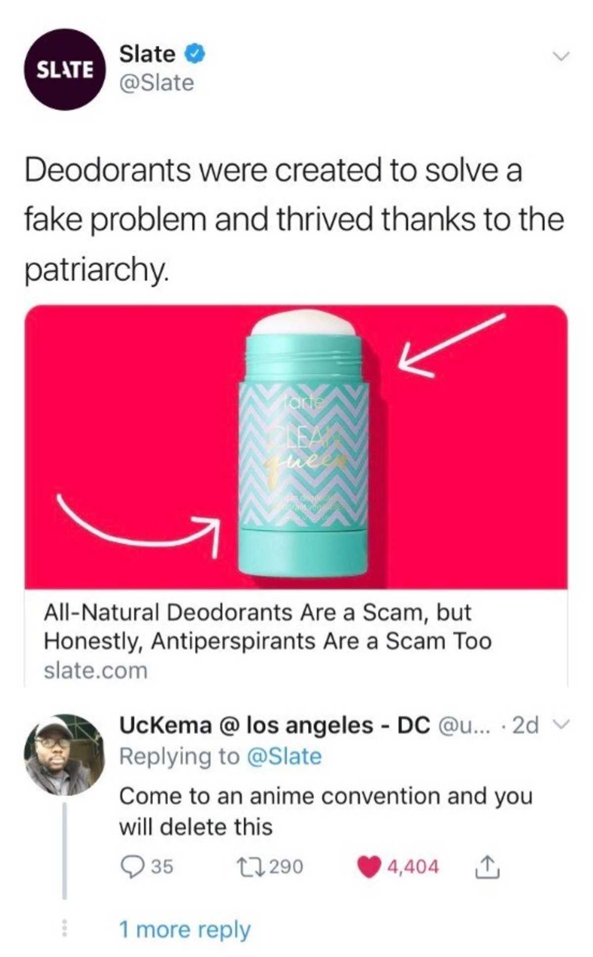 a tweet with a picture of a bottle of water and a twitter post