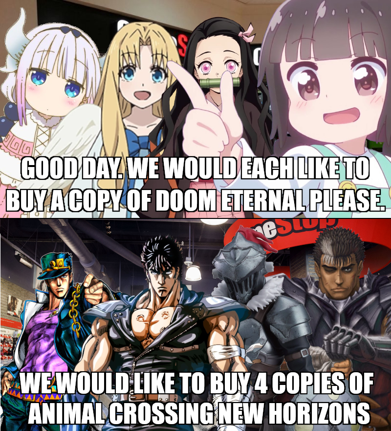 anime memes about how they are doing to buy a new horizon