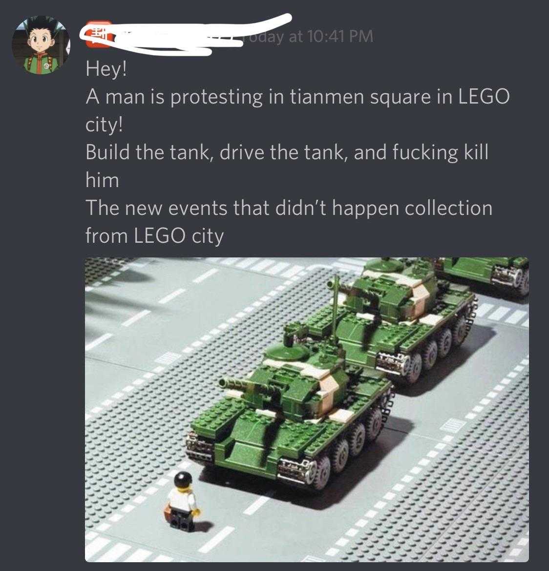 there are two lego vehicles that are sitting on a table