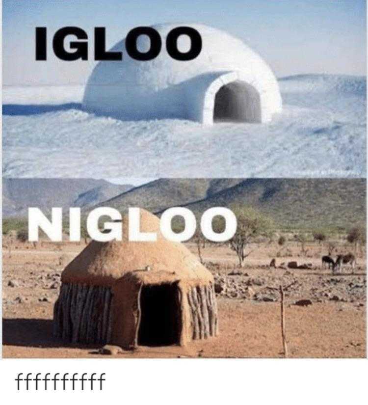 araffes in a desert with a small hut and a large igloo