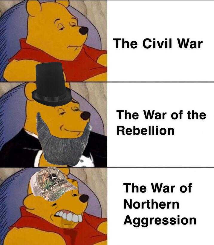 cartoon the civil war the war of the rebellion the war of northern aggression