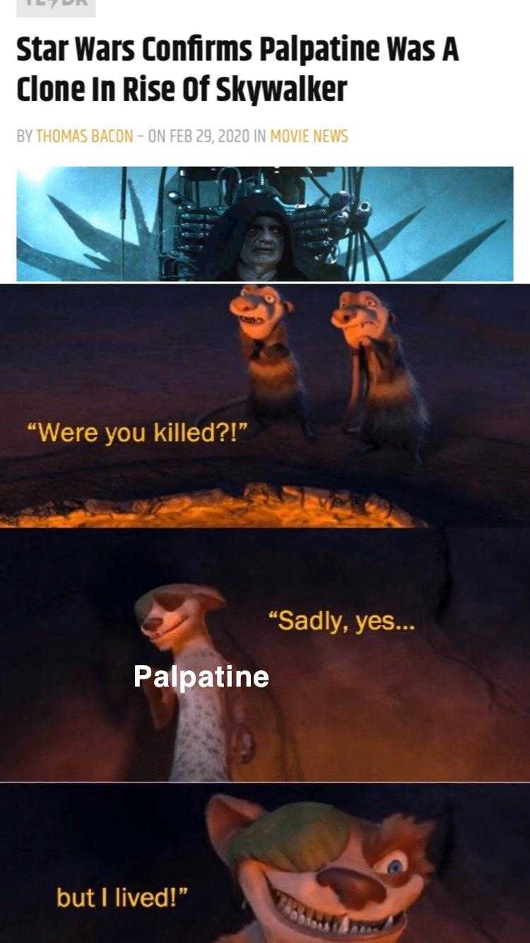 a picture of a picture of a star wars meme with the caption of a joke