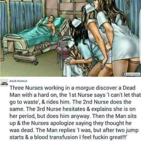 a cartoon of a nurse and a nurse in a hospital