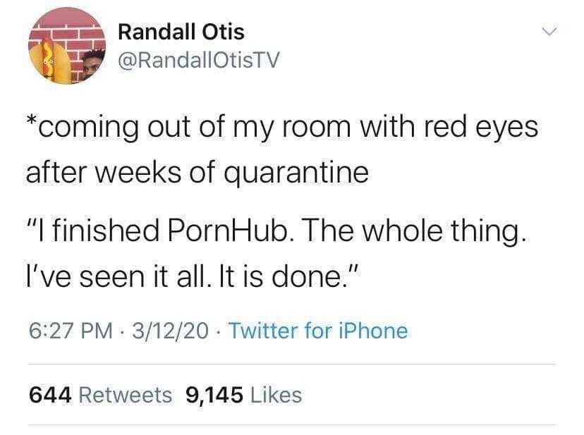 a tweet message from a man who is about to get his eye examined