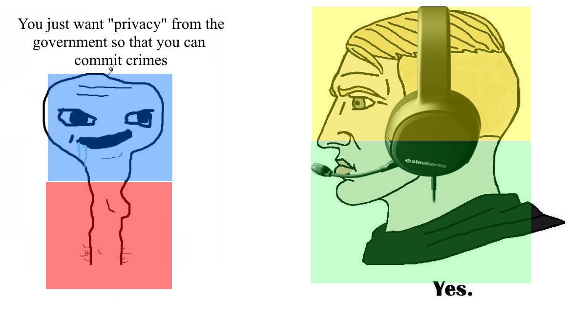 there are two pictures of a man with headphones and a cartoon