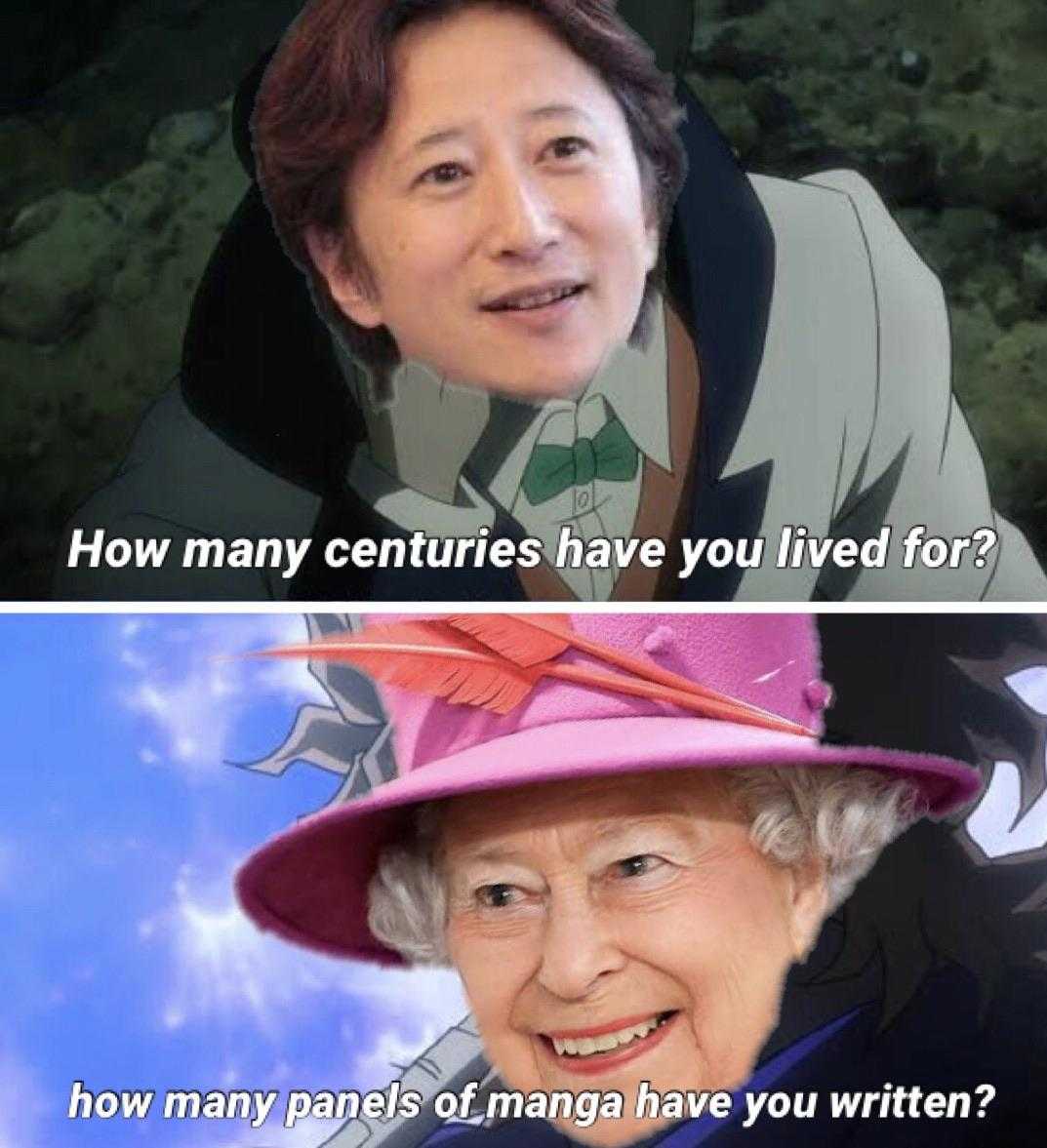 a woman in a pink hat and a pink hat with a caption that reads how many centuries have you lived for? how many years of man have you written?