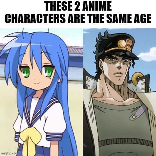 anime characters are the same age