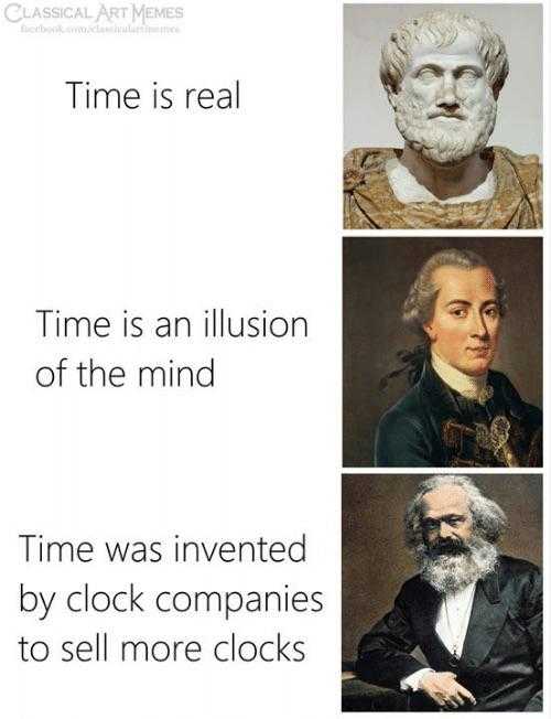 a group of four pictures of men with beards and a quote that reads time is real