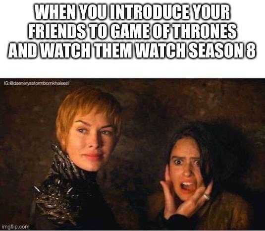 a picture taken from a meme of two women in a game of thrones