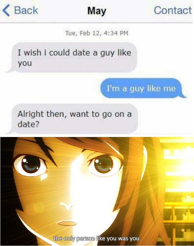 a close up of a text message with a picture of a girl