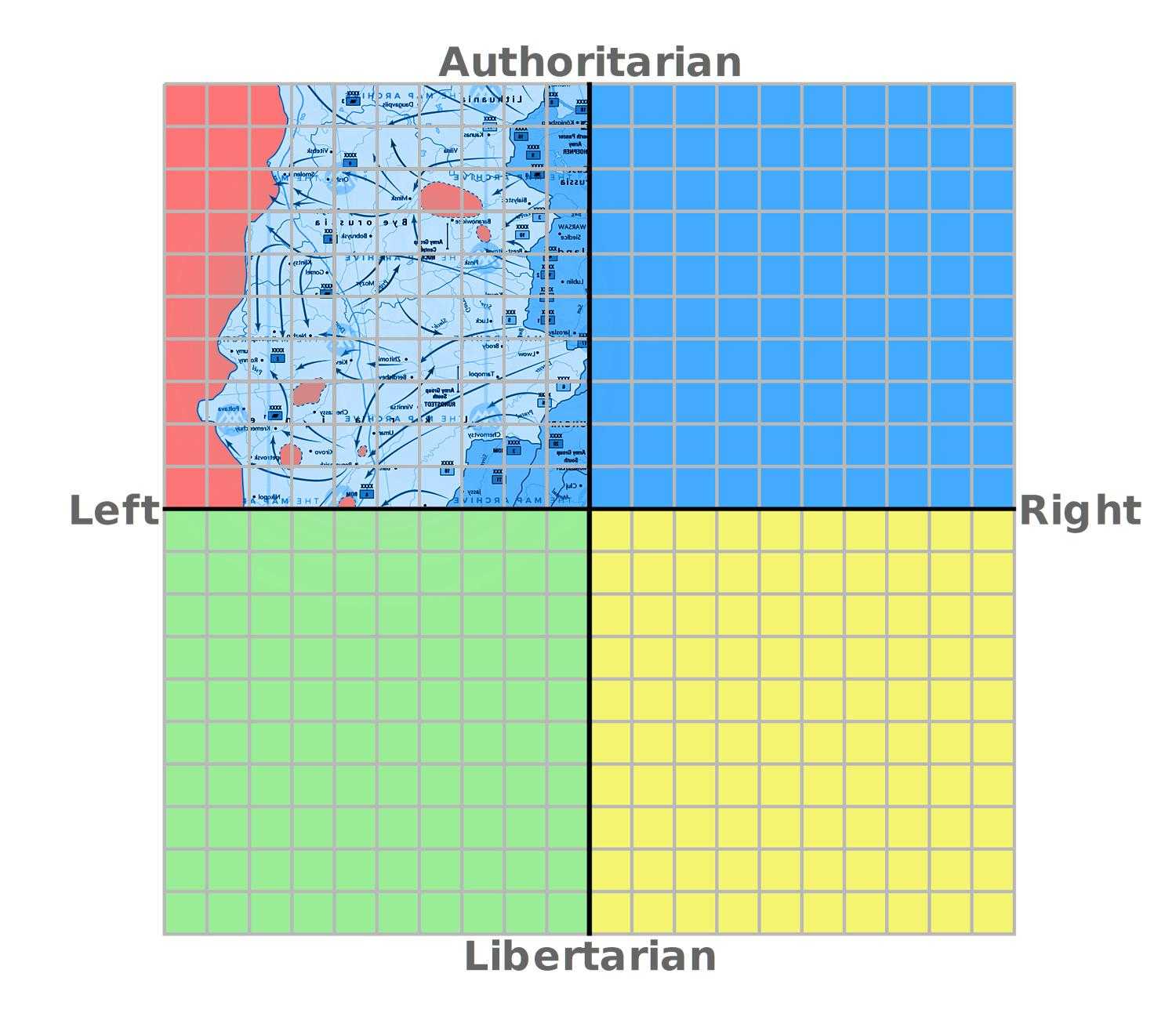 a close up of four squares with different maps on them