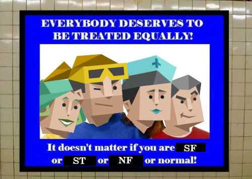 there is a sign that says everybody deserves to be treated equally