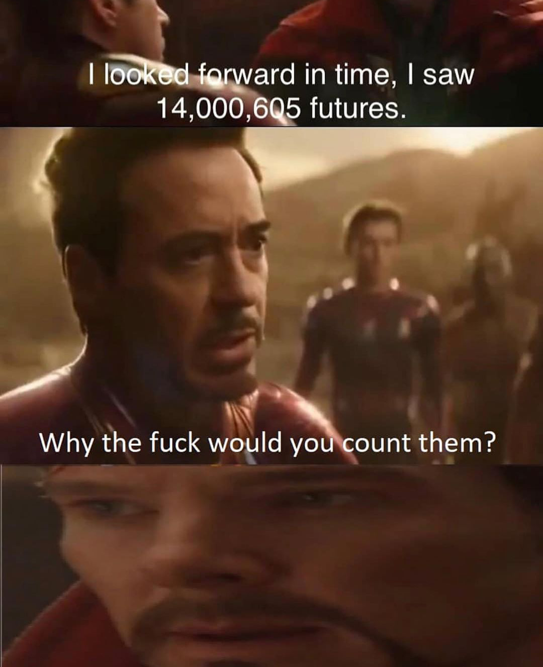 avengers meme with caption of the avengers movie