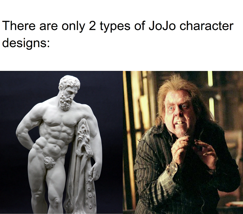 there are only 2 types of joc character designs