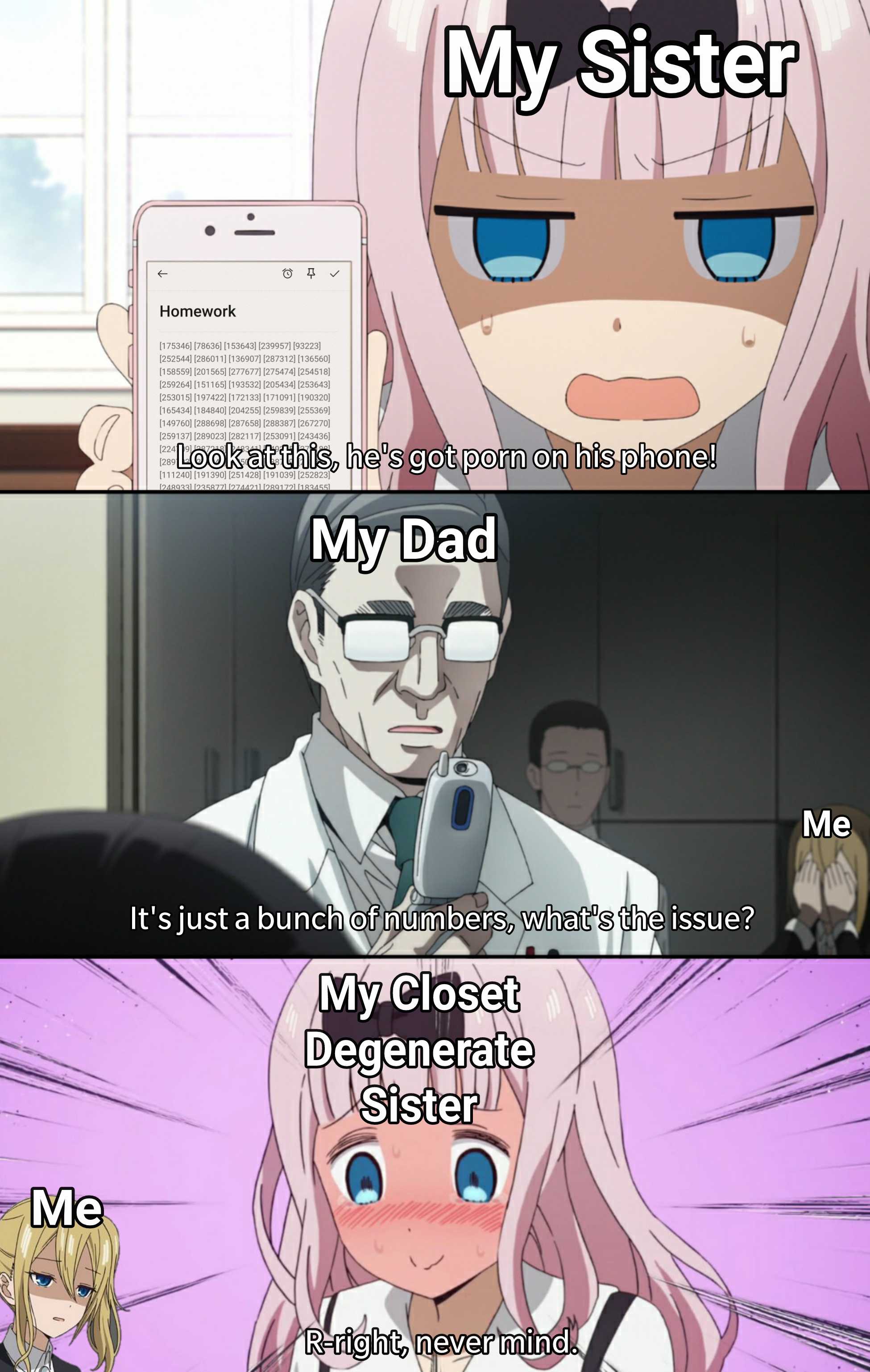 anime memes that are very funny about the same thing