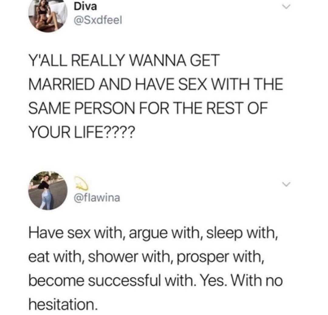 a tweet with a picture of a man and woman on it