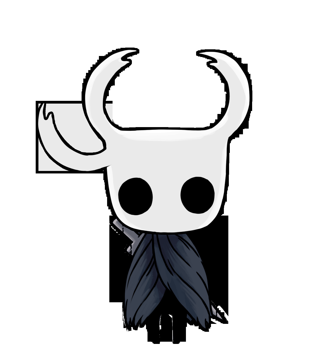 a cartoon of a horned head with a long beard