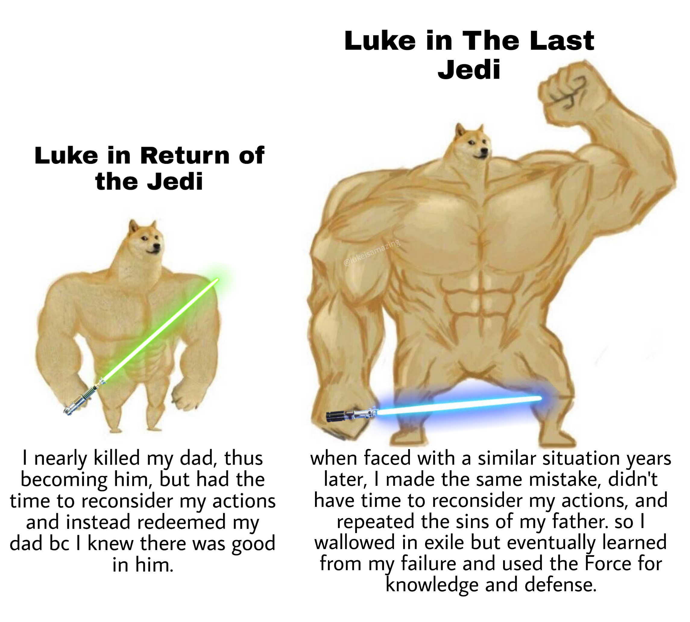 luke in the last luke in return of the jedi