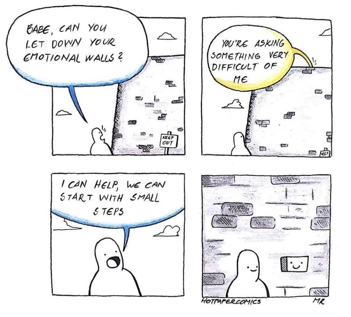 cartoon of a comic strip with a comic strip saying, ' you can ' t do anything but emotional '