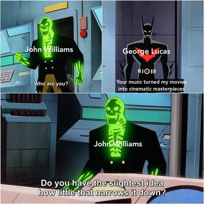 batman animated meme with a green glow on his face