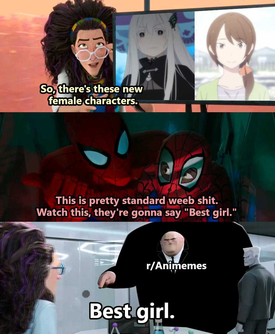 there ' s these new female characters, this is pretty standard web shit, watch this, they ' re gonna say best girl