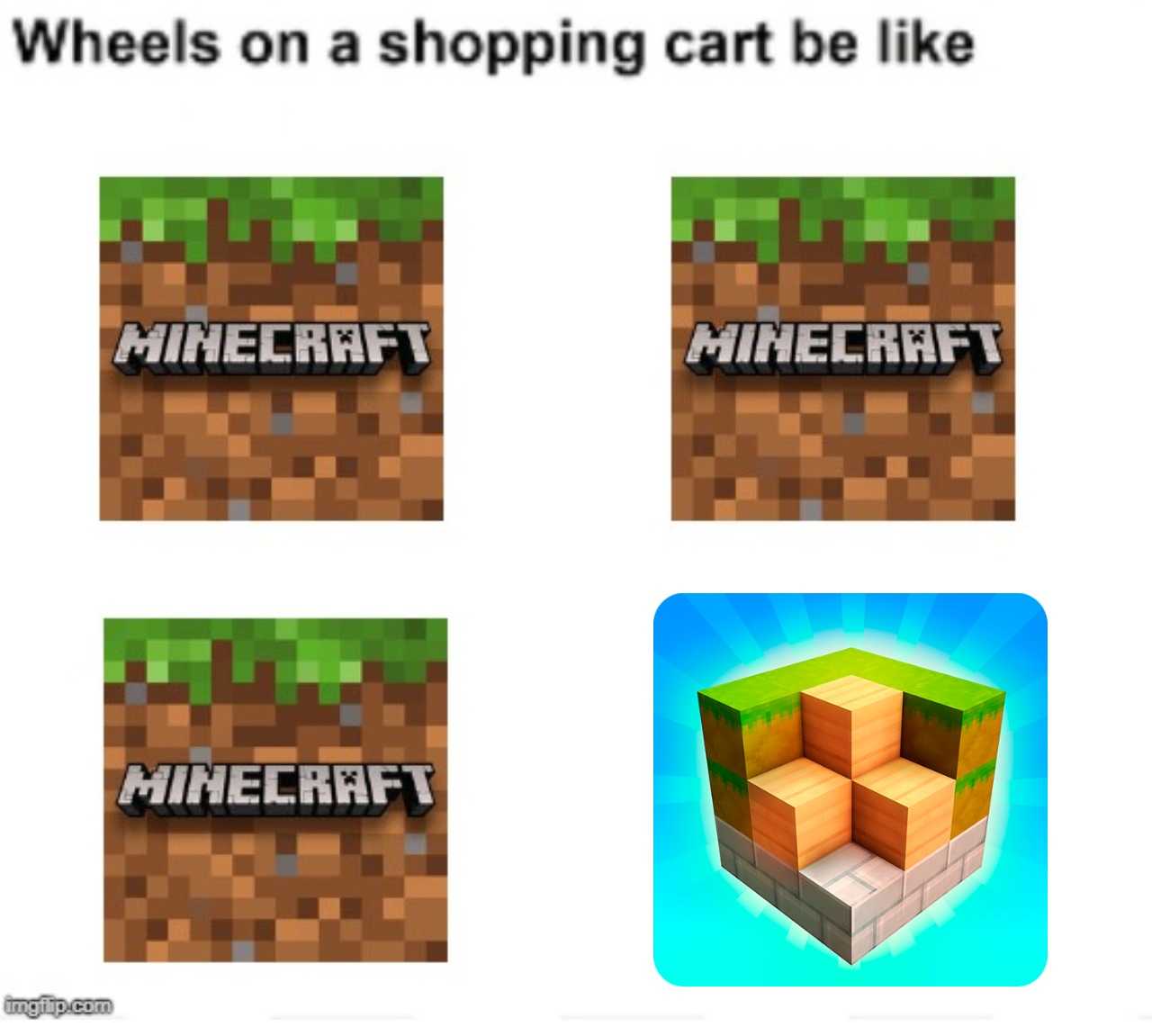 wheels on a shopping cart be like