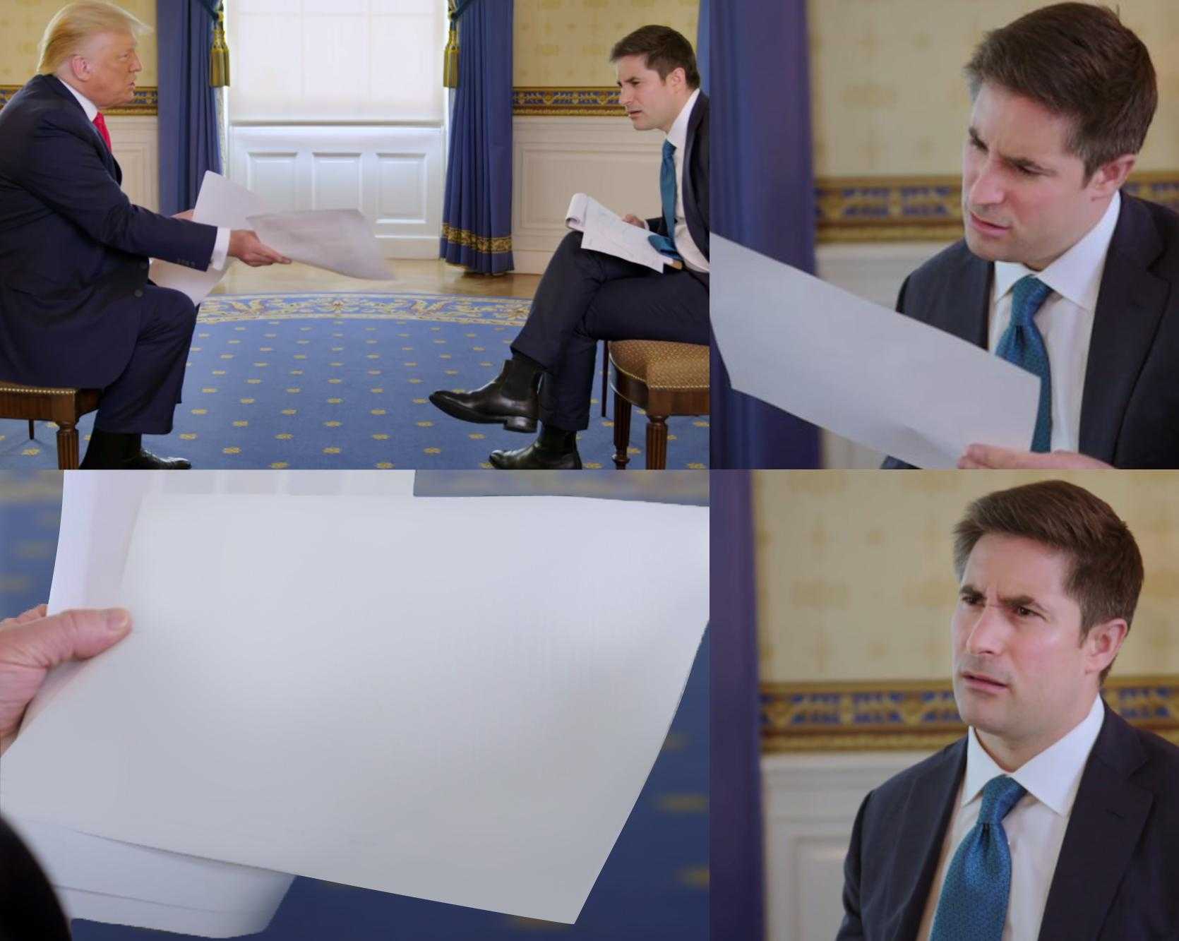 image of a man in a suit and tie reading a paper