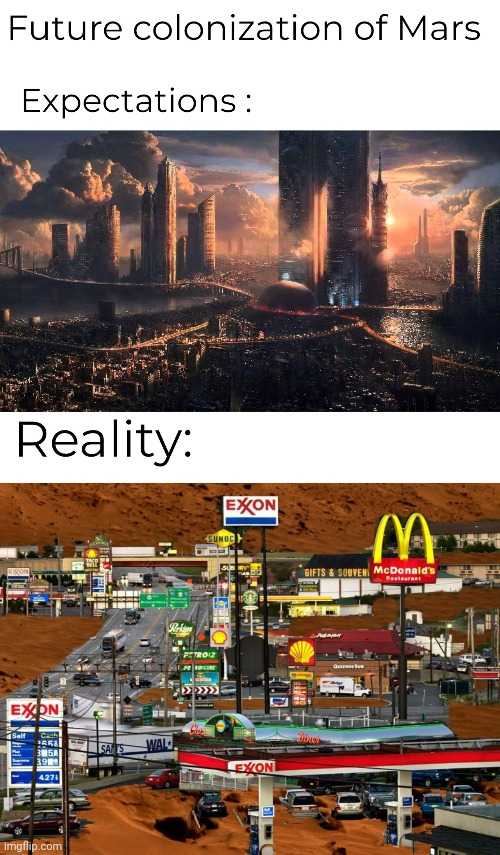 a picture taken from a computer screen shows a picture of a city and a picture of a mcdonald ' s