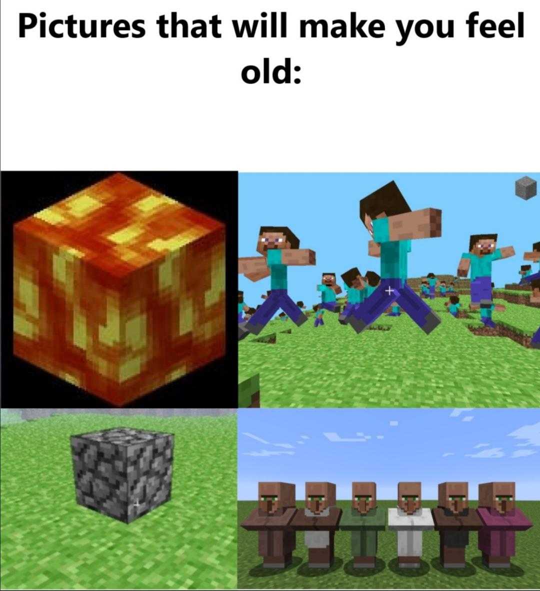 a picture that will make you feel old minecraft