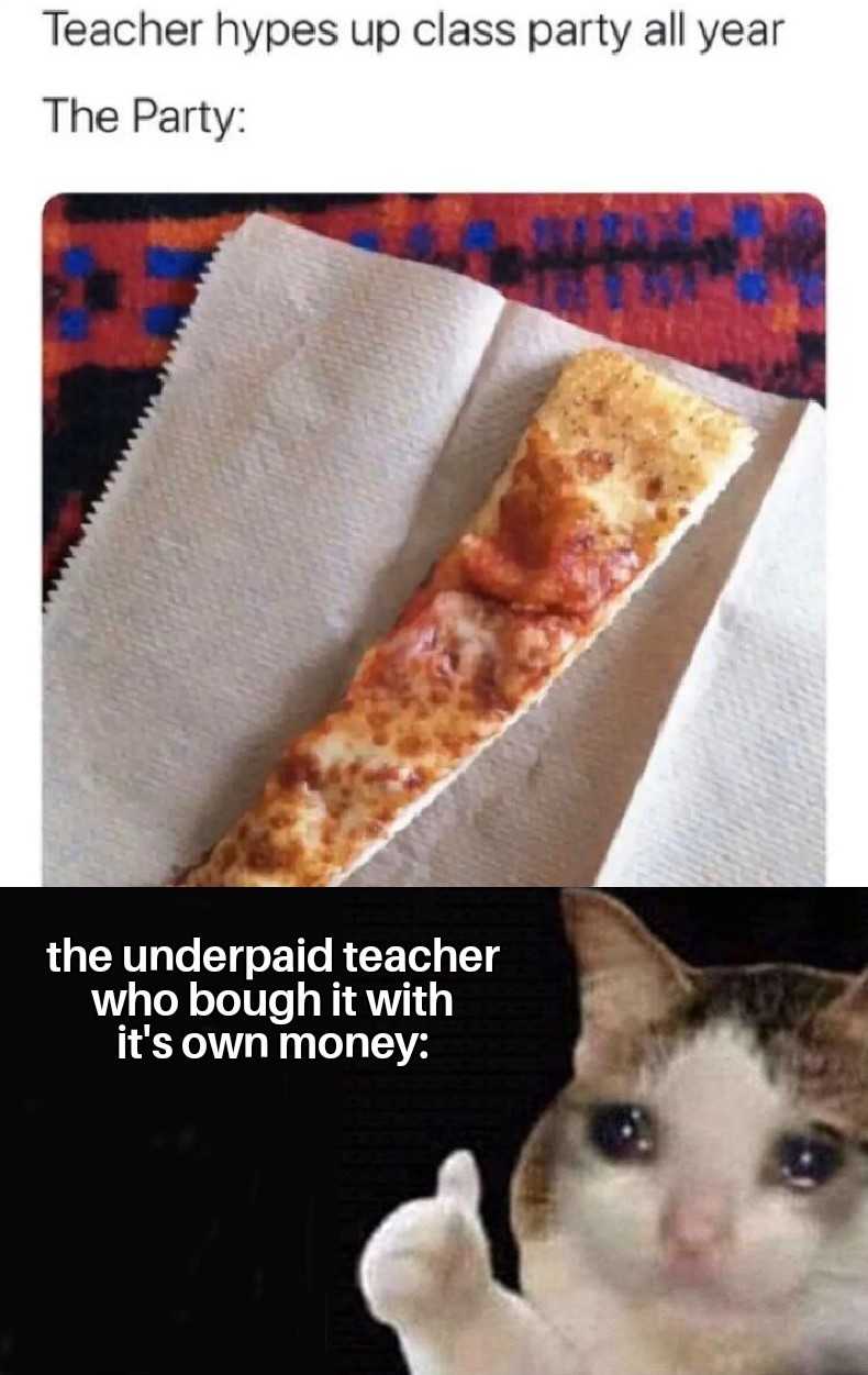 there is a cat that is holding a piece of pizza