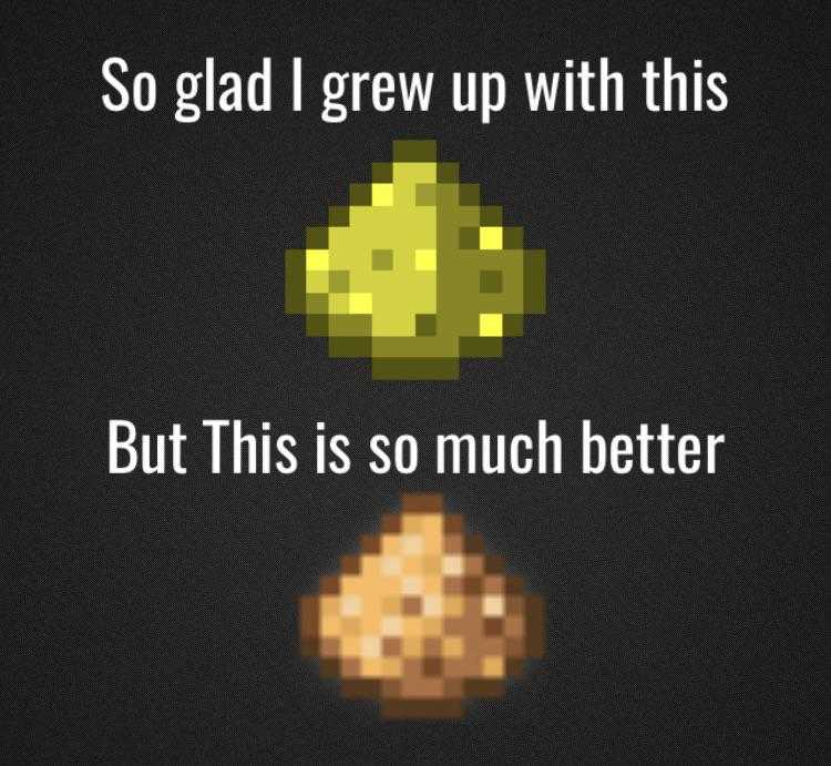 a picture taken from a video game showing a pixel art of a piece of fruit