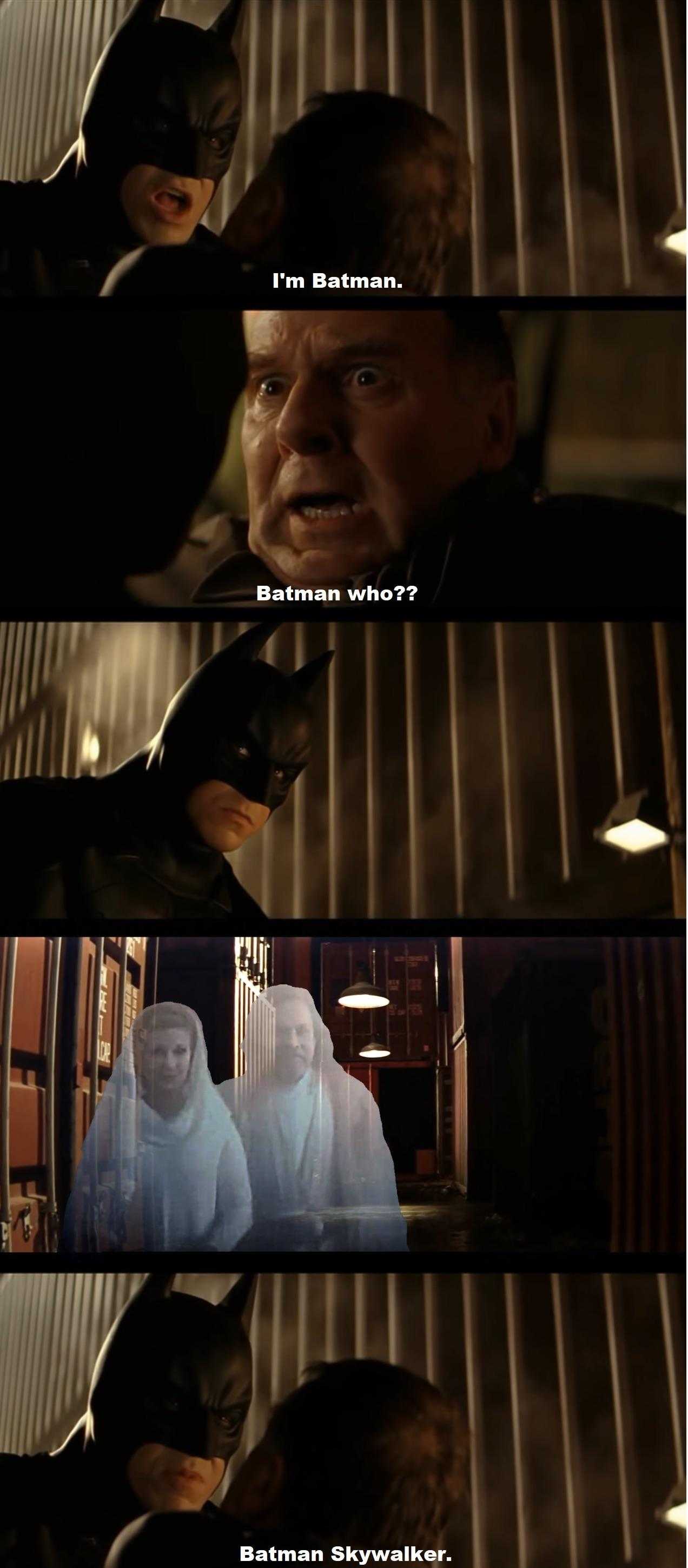 batman and the nun nuns are in the dark knight