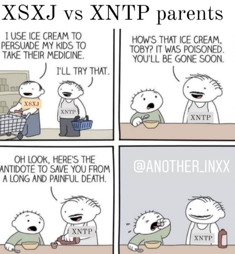 xkx vs xntp parents - how they use ice cream to take their medicine