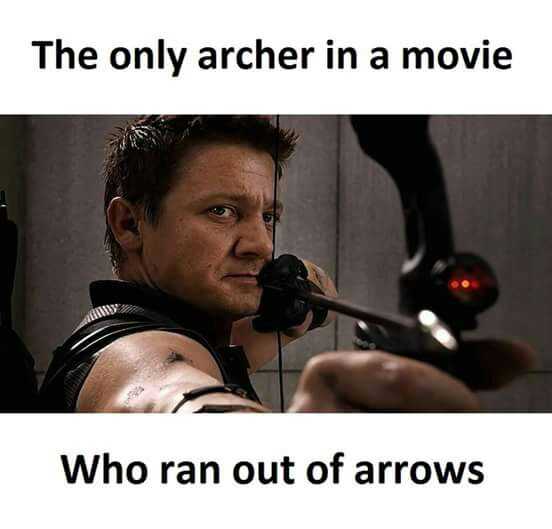 man holding a bow and arrow in a movie