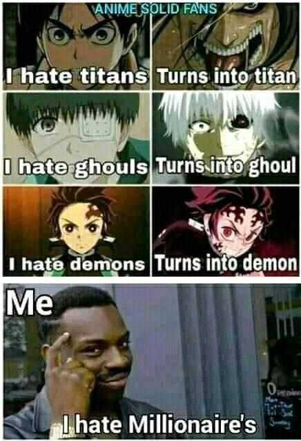 anime memes that are all different and have different expressions