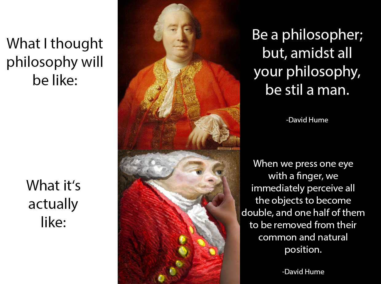 a picture of a man in a red coat and a quote