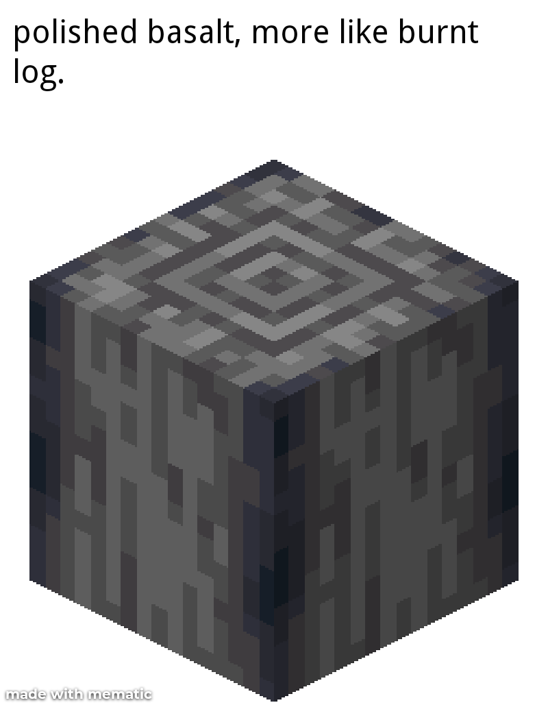 there is a pixel cube with a text that reads, i ' m not a pixel cube