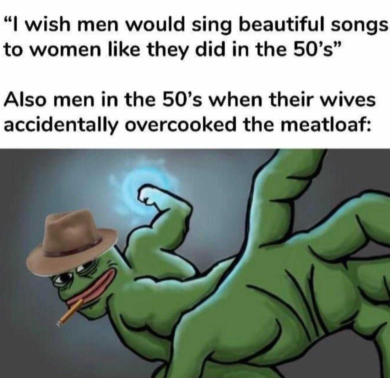 a cartoon picture of a man in a hat and a green lizard