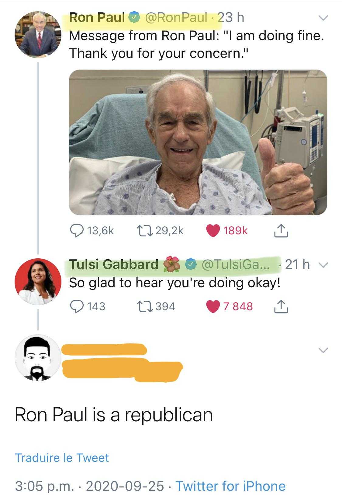 a close up of a person giving a thumbs up in a hospital room