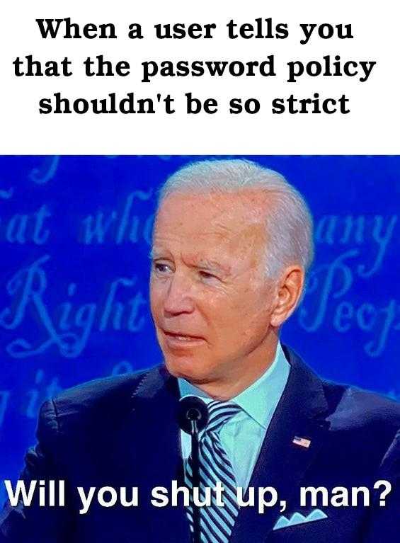 a close up of a person in a suit and tie with a caption