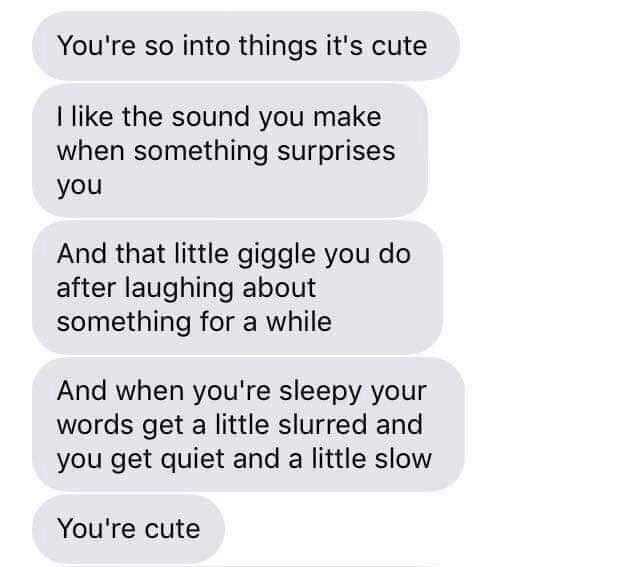 a close up of a text message from a person who is talking to someone