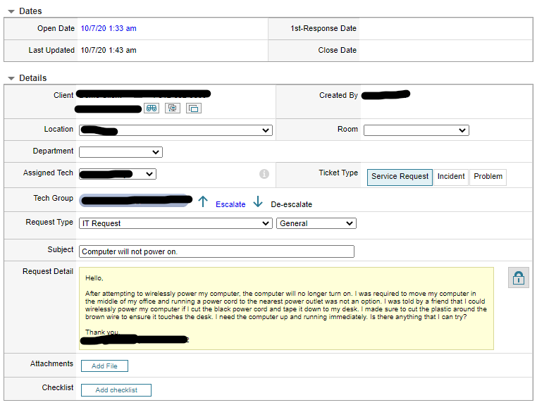 a screenshot of a screen shot of a contact form