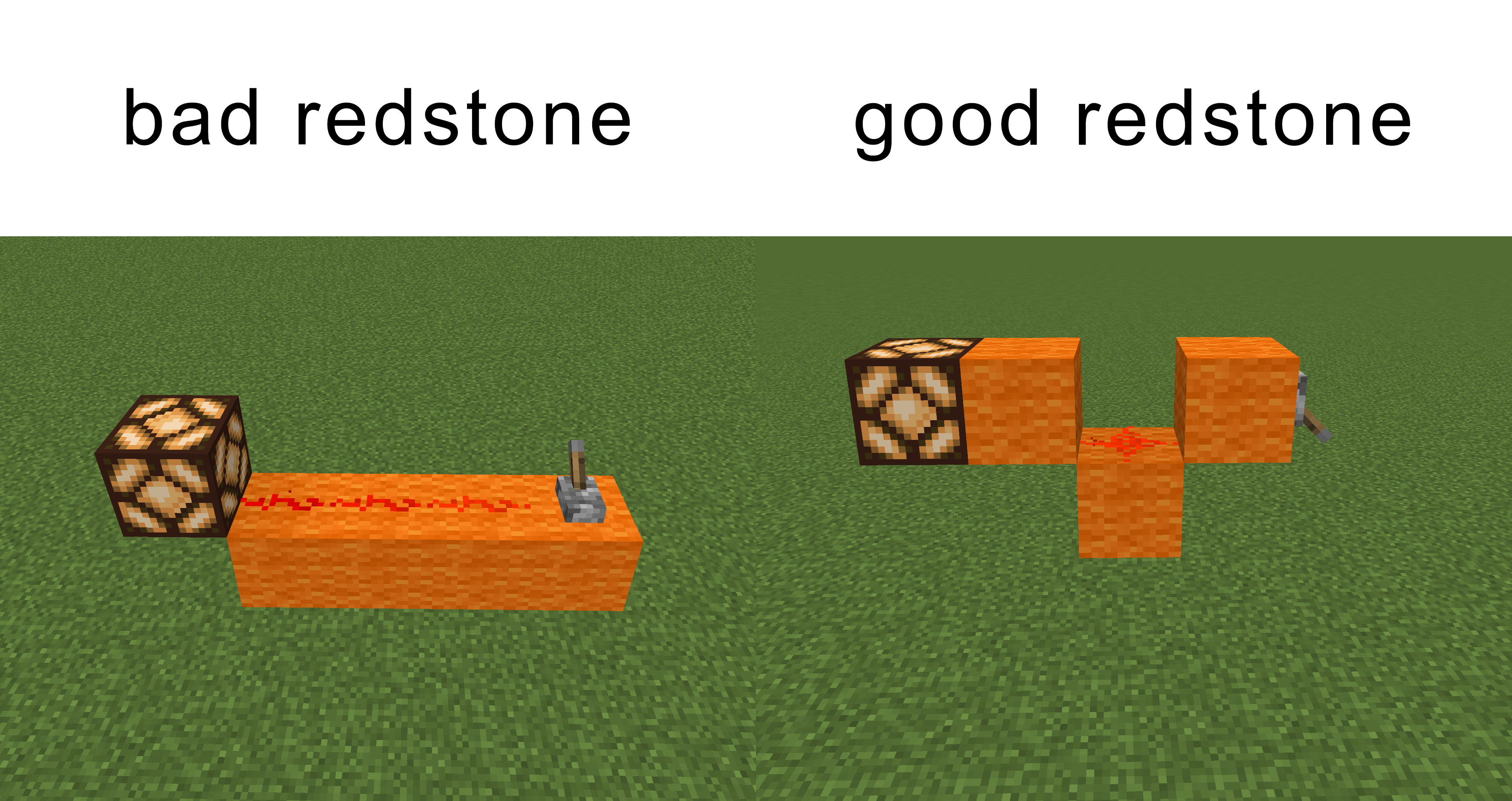 there is a picture of a picture of a bad redstone