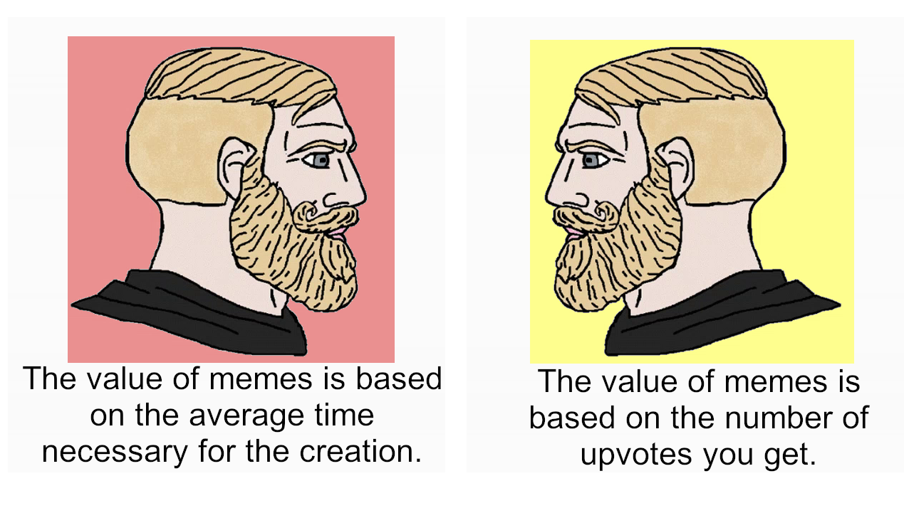 two pictures of a man with a beard and a beard